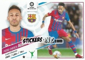 Sticker Aubameyang (20) - Liga Spagnola 2022-2023 n. 120 - Panini