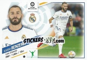 Sticker Benzema (20) - Liga Spagnola 2022-2023 n. 360 - Panini