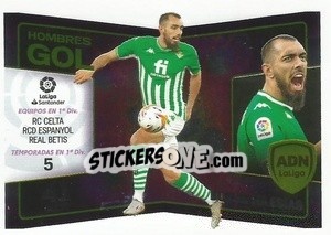 Figurina Borja Iglesias - Real Betis (4) - Liga Spagnola 2022-2023 n. 624 - Panini