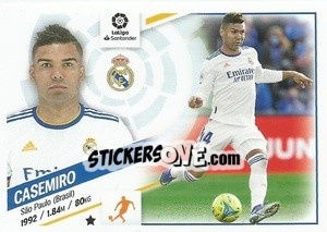 Sticker Casemiro (10) - Liga Spagnola 2022-2023 n. 350 - Panini