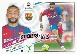 Sticker Depay (16) - Liga Spagnola 2022-2023 - Panini