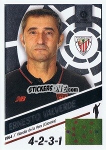 Cromo Entrenador Athletic Club - Ernesto Valverde (2)