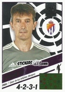 Sticker Entrenador R. Valladolid CF - Pacheta (2) - Liga Spagnola 2022-2023 - Panini