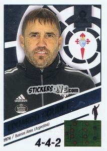 Sticker Entrenador RC Celta - Eduardo Coudet (2) - Liga Spagnola 2022-2023 - Panini