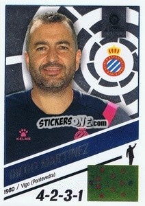 Cromo Entrenador RCD Espanyol - Diego Martínez (2) - Liga Spagnola 2022-2023 - Panini