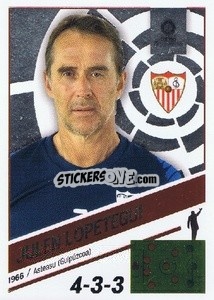 Sticker Entrenador Sevilla FC - Julen Lopetegui (2) - Liga Spagnola 2022-2023 - Panini