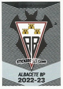 Sticker Escudo Albacete BP (2) - Liga Spagnola 2022-2023 - Panini