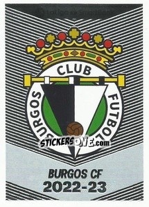Cromo Escudo Burgos CF (4) - Liga Spagnola 2022-2023 - Panini