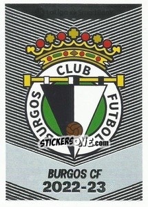 Sticker Escudo Burgos CF (4) - Liga Spagnola 2022-2023 n. 654 - Panini