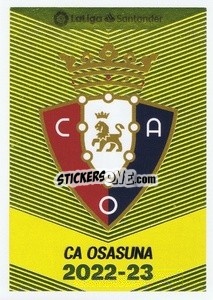 Figurina Escudo CA Osasuna (1) - Liga Spagnola 2022-2023 - Panini