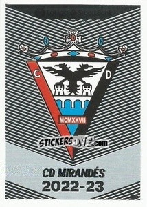 Sticker Escudo CD Mirandés (15) - Liga Spagnola 2022-2023 - Panini