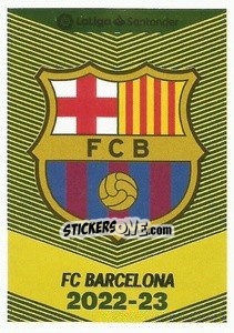 Figurina Escudo FC Barcelona (1) - Liga Spagnola 2022-2023 - Panini