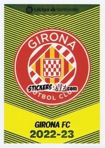 Cromo Escudo Girona FC (1) - Liga Spagnola 2022-2023 - Panini