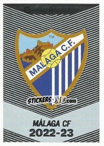 Cromo Escudo Málaga CF (14) - Liga Spagnola 2022-2023 - Panini