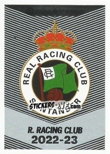 Sticker Escudo R. Racing Club (18) - Liga Spagnola 2022-2023 - Panini