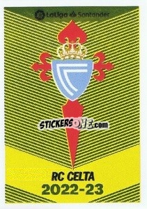 Cromo Escudo RC Celta (1) - Liga Spagnola 2022-2023 - Panini