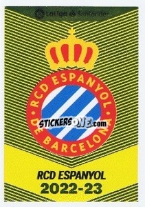 Sticker Escudo RCD Espanyol (1) - Liga Spagnola 2022-2023 - Panini