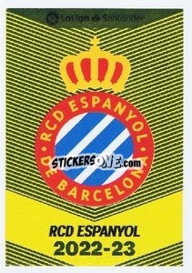 Sticker Escudo RCD Espanyol (1) - Liga Spagnola 2022-2023 n. 251 - Panini