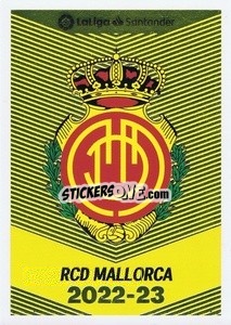 Sticker Escudo RCD Mallorca (1) - Liga Spagnola 2022-2023 - Panini