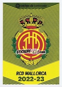 Sticker Escudo RCD Mallorca (1) - Liga Spagnola 2022-2023 n. 371 - Panini