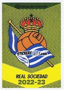 Sticker Escudo Real Sociedad (1) - Liga Spagnola 2022-2023 - Panini