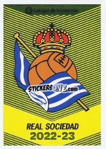 Figurina Escudo Real Sociedad (1) - Liga Spagnola 2022-2023 - Panini