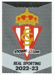 Sticker Escudo Real Sporting (19) - Liga Spagnola 2022-2023 n. 669 - Panini