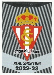 Figurina Escudo Real Sporting (19) - Liga Spagnola 2022-2023 - Panini