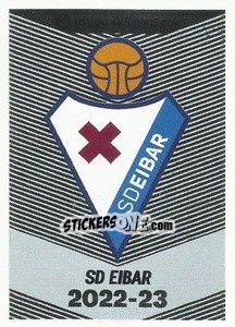 Cromo Escudo SD Eibar (6) - Liga Spagnola 2022-2023 - Panini