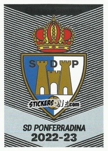 Cromo Escudo SD Ponferradina (17) - Liga Spagnola 2022-2023 - Panini