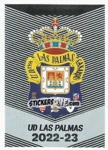 Figurina Escudo UD Las Palmas (10) - Liga Spagnola 2022-2023 - Panini