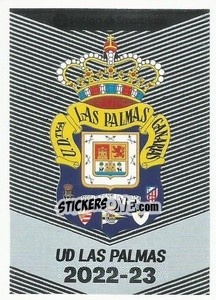 Cromo Escudo UD Las Palmas (10) - Liga Spagnola 2022-2023 n. 660 - Panini