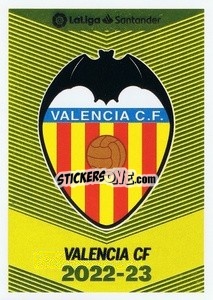 Sticker Escudo Valencia CF (1) - Liga Spagnola 2022-2023 - Panini
