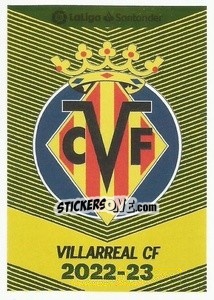 Sticker Escudo Villarreal CF (1) - Liga Spagnola 2022-2023 n. 581 - Panini