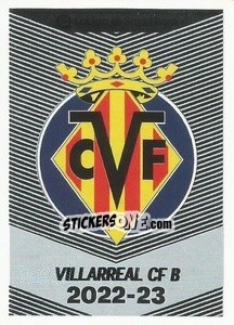 Figurina Escudo Villarreal CF B (21) - Liga Spagnola 2022-2023 - Panini