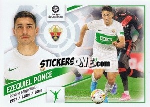 Sticker Ezequiel Ponce (19) - Liga Spagnola 2022-2023 n. 240 - Panini
