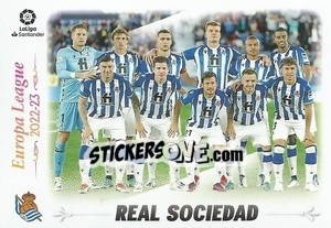 Cromo Formación Real Sociedad - Europa League (6) - Liga Spagnola 2022-2023 - Panini