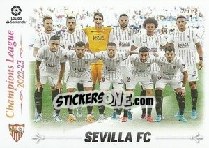Sticker Formación Sevilla FC - Champions League (4) - Liga Spagnola 2022-2023 n. 614 - Panini
