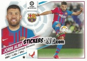 Sticker Jordi Alba (10) - Liga Spagnola 2022-2023 n. 110 - Panini