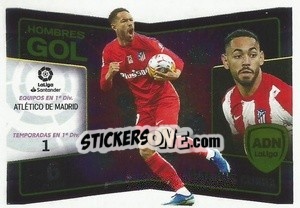 Sticker Matheus Cunha - Atlético de Madrid (17) - Liga Spagnola 2022-2023 n. 637 - Panini