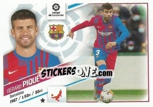 Figurina Piqué (8) - Liga Spagnola 2022-2023 - Panini