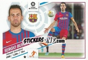 Sticker Sergio Busquets (11) - Liga Spagnola 2022-2023 n. 111 - Panini