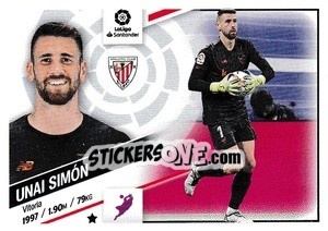 Sticker Unai Simón (3) - Liga Spagnola 2022-2023 n. 43 - Panini