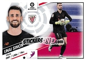 Figurina Unai Simón (3) - Liga Spagnola 2022-2023 - Panini