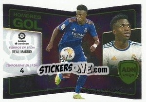 Sticker Vinícius - Real Madrid (26) - Liga Spagnola 2022-2023 n. 646 - Panini