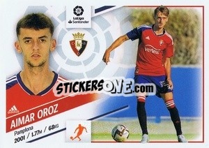 Cromo Aimar Oroz (14BIS) - Liga Spagnola 2022-2023 - Panini