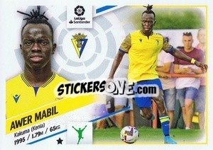 Sticker №16 Awer Mabil (Cádiz CF) - Liga Spagnola 2022-2023 n. 696 - Panini