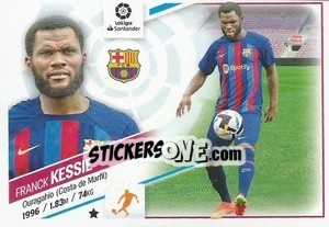 Cromo №2 Kessie (FC Barcelona) - Liga Spagnola 2022-2023 - Panini