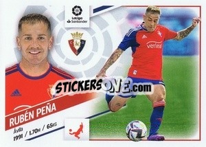Sticker №23 Rubén Peña (CA Osasuna) - Liga Spagnola 2022-2023 - Panini