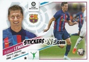 Sticker №26 Lewandowski (FC Barcelona) - Liga Spagnola 2022-2023 n. 706 - Panini